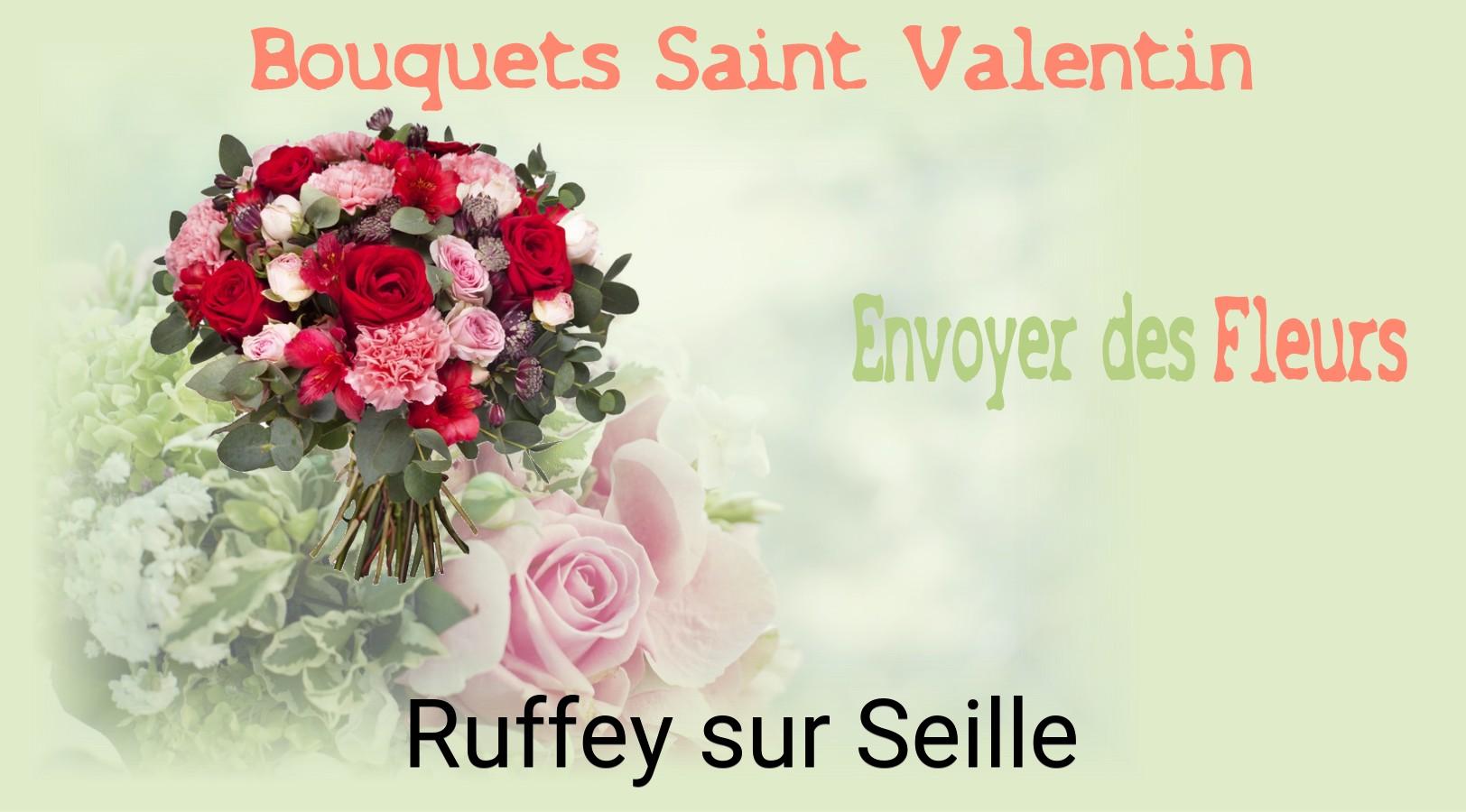 Roses de Saint-Valentin livrées à Ruffey-sur-Seille